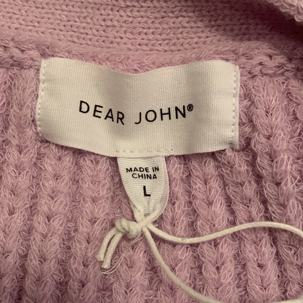 Dear John lavender sz L v neck knit sweater vest